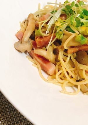 バター香るきのこたっぷり和風パスタ-レシピのメイン写真