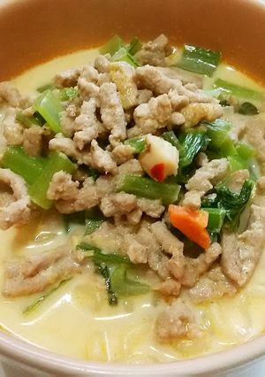豆乳でまろやか辛ラーメン-レシピのメイン写真