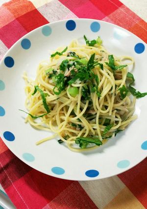 大根とツナのガーリックパスタ-レシピのメイン写真
