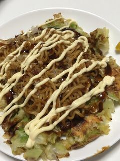 リメイク料理☆おでんの残りでお好み焼き♪-レシピのメイン写真