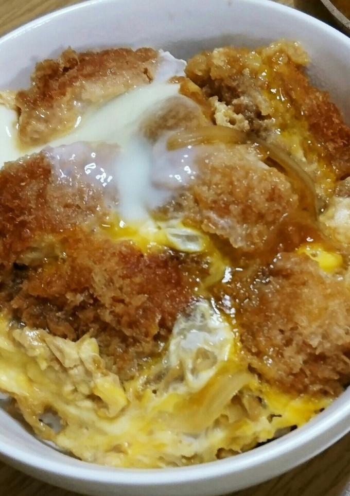 旨い❢わが家のカツ丼～(*´╰╯`๓)♬-レシピのメイン写真