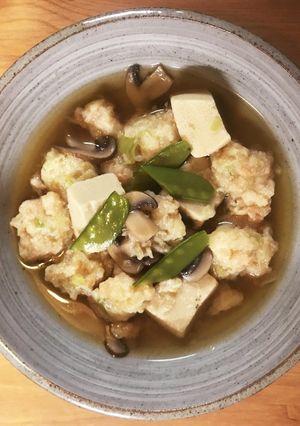 やさしい味♡高野豆腐とえび団子煮♡-レシピのメイン写真