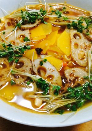 根菜たっぷりラーメン-レシピのメイン写真