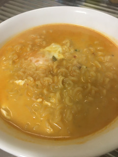 牛乳でまろやか辛ラーメン-レシピのメイン写真