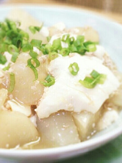 カブと豆腐の崩し煮-レシピのメイン写真