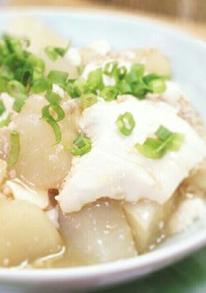 カブと豆腐の崩し煮-レシピのメイン写真