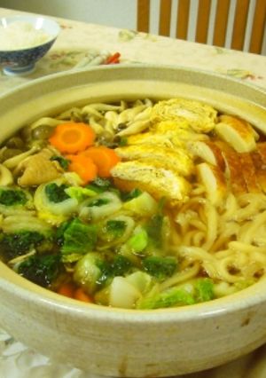 うどんすき-レシピのメイン写真