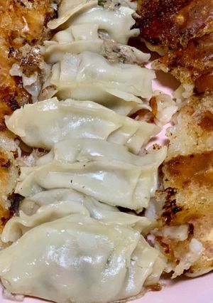 パリッとジューシー♡羽根付き餃子-レシピのメイン写真