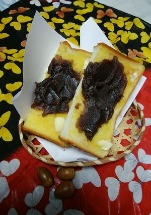 漉し餡バタートースト-レシピのメイン写真