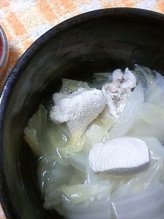 白菜と鶏肉のお鍋-レシピのメイン写真