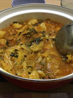 【スープカレー】牛ホルモンカレー鍋-レシピのメイン写真