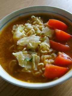 トマト辛ラーメン-レシピのメイン写真