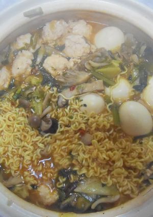 野菜たっぷりとり団子なべラーメン-レシピのメイン写真