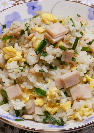 ニラ玉チャーハン-レシピのメイン写真