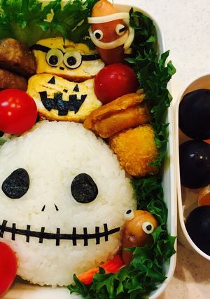 ジャックとミニオン♪ハロウィンお弁当-レシピのメイン写真