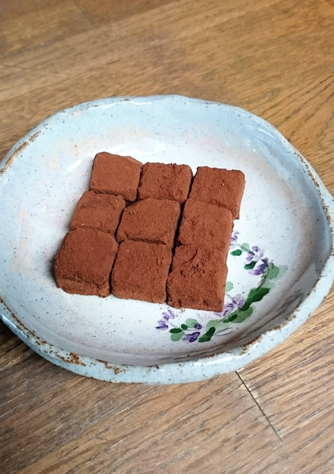 簡単しっとり生チョコ☆-レシピのメイン写真
