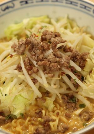 辛ラーメンのミルク担担-レシピのメイン写真