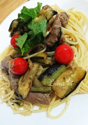豚肉とナスのアーリオオーリオ-レシピのメイン写真