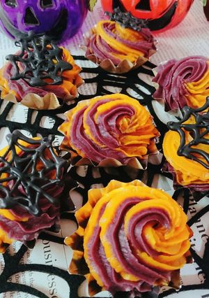 市販のMIXでハロウィンカップケーキⅡ-レシピのメイン写真