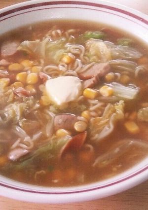 コーンバター味噌ラーメン-レシピのメイン写真