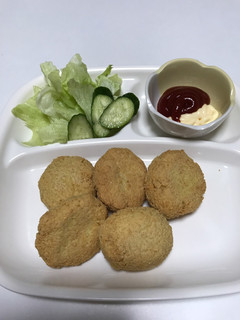 ヘルシー♪厚揚げと高野豆腐のナゲット風-レシピのメイン写真