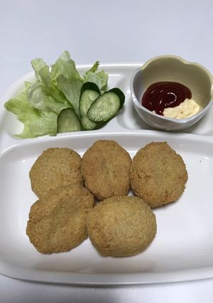 ヘルシー♪厚揚げと高野豆腐のナゲット風-レシピのメイン写真