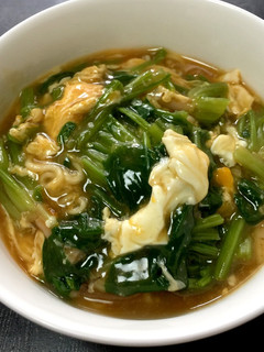 卵ほうれん草あんかけみそラーメン-レシピのメイン写真