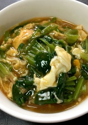 卵ほうれん草あんかけみそラーメン-レシピのメイン写真