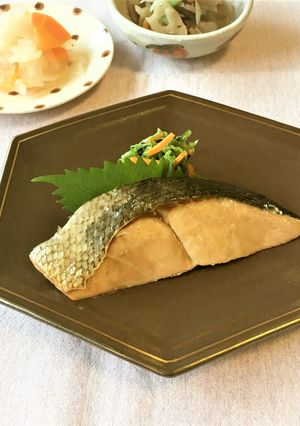 香ばしい鮭の漬け焼き♠シニア向け-レシピのメイン写真