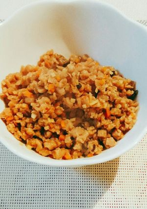 ヘルシー♪ソイミートでそぼろ煮-レシピのメイン写真
