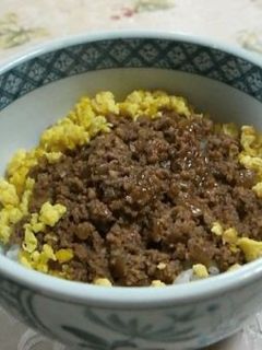 コツなし簡単!母の味・そぼろ丼-レシピのメイン写真