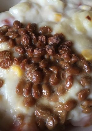 残ったシチュー!納豆シチューパングラタン-レシピのメイン写真
