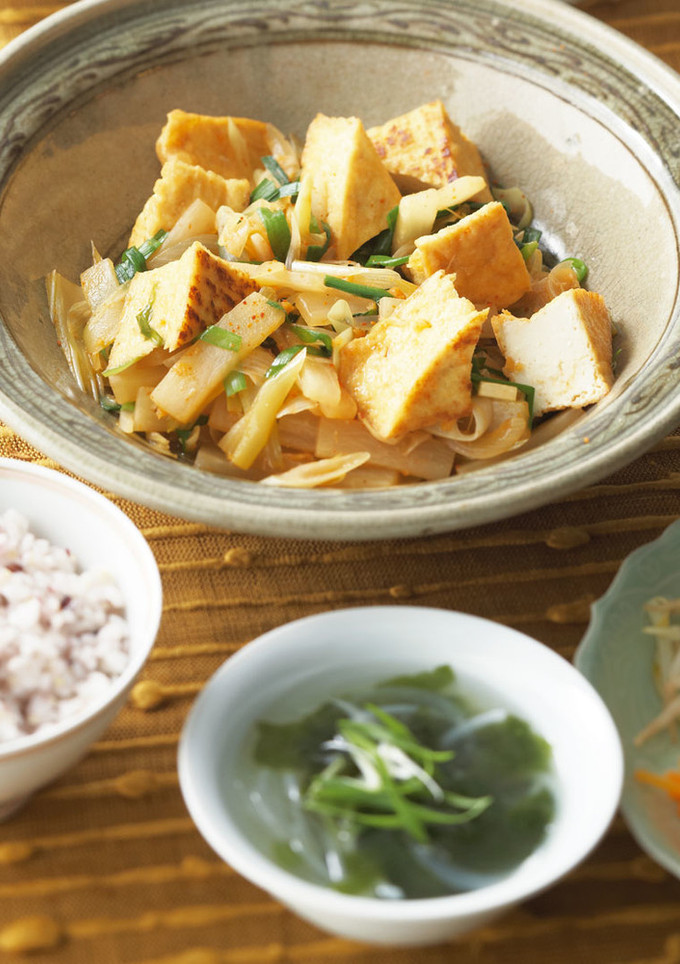 厚揚げと野菜の韓国風煮込み-レシピのメイン写真