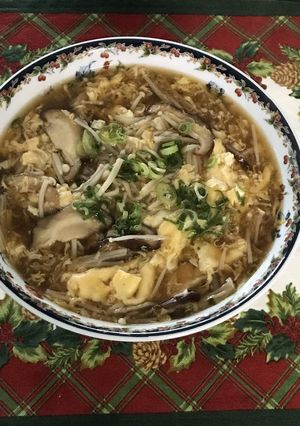キノコと玉子の生姜あんラーメン-レシピのメイン写真