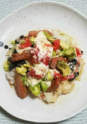 アボカド&スパム丼-レシピのメイン写真