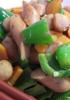 ソーセージと野菜のさっぱり炒め-レシピのメイン写真