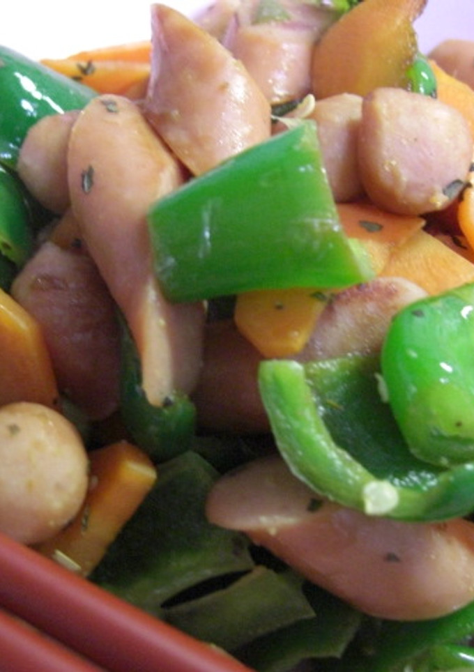 ソーセージと野菜のさっぱり炒め-レシピのメイン写真