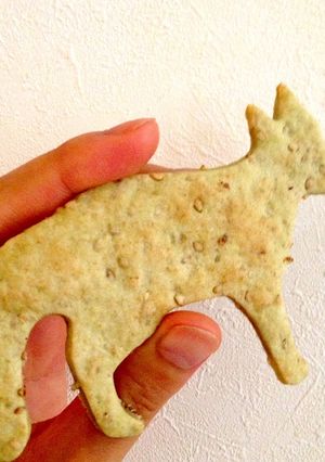 ごまクラッカー＊粉末緑茶入り-レシピのメイン写真