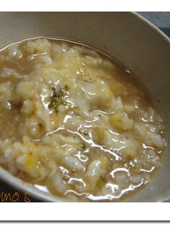 カレー鍋の残りで☆絶品チーズ雑炊♪-レシピのメイン写真