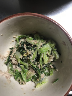 白菜とほうれん草のツナあえ-レシピのメイン写真