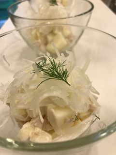 白いサラダ!なかみは?-レシピのメイン写真