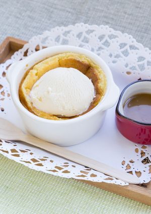 ちょこっとみそのベイクドチーズケーキ-レシピのメイン写真