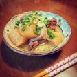 圧力鍋で☆牛すじ土手鍋