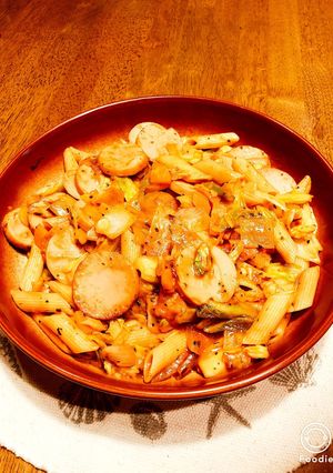 ギョニソとキャベツのナポリタン？-レシピのメイン写真