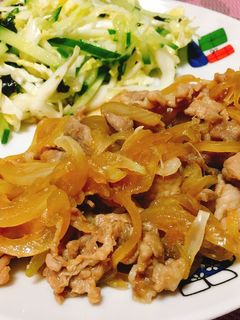 かんたん!豚の生姜焼き-レシピのメイン写真