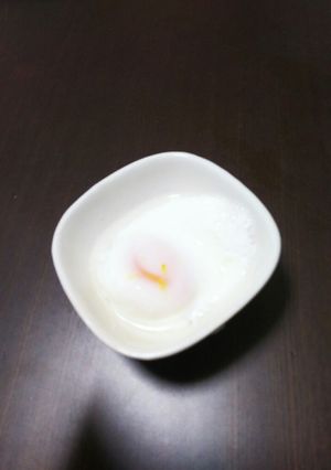 レンジde温泉たまご-レシピのメイン写真