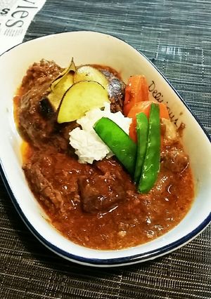 シチューリメイク煮込みハンバーグ-レシピのメイン写真