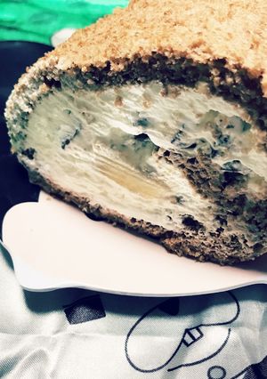 ココアロールケーキ-レシピのメイン写真