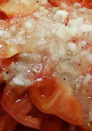 簡単❤トマトの玉ねぎドレッシングサラダ-レシピのメイン写真