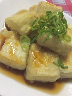 ヘルシー揚げない揚げ出し豆腐-レシピのメイン写真